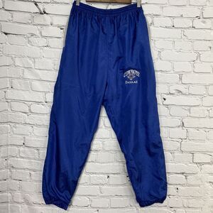 Vintage Dallas Cowboys NFL Embroidered Track Pants 90s‎ Size L Lined Windbreaker